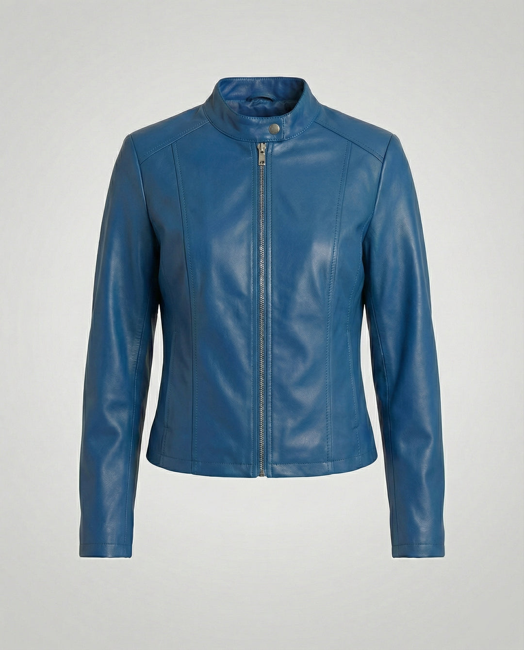 Damen Bikerjacke Lederimitat