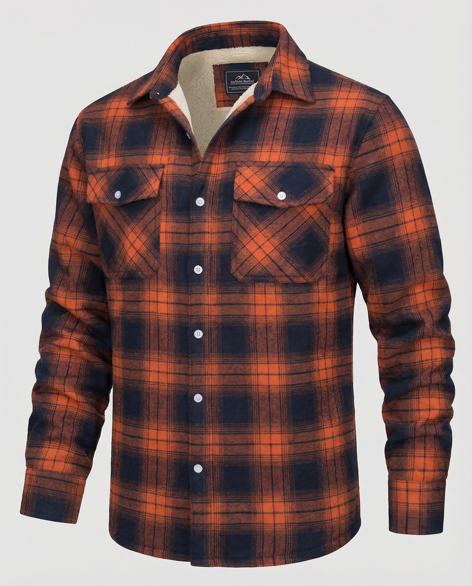 R&B | Karierte Jack mit Fleece-Futter