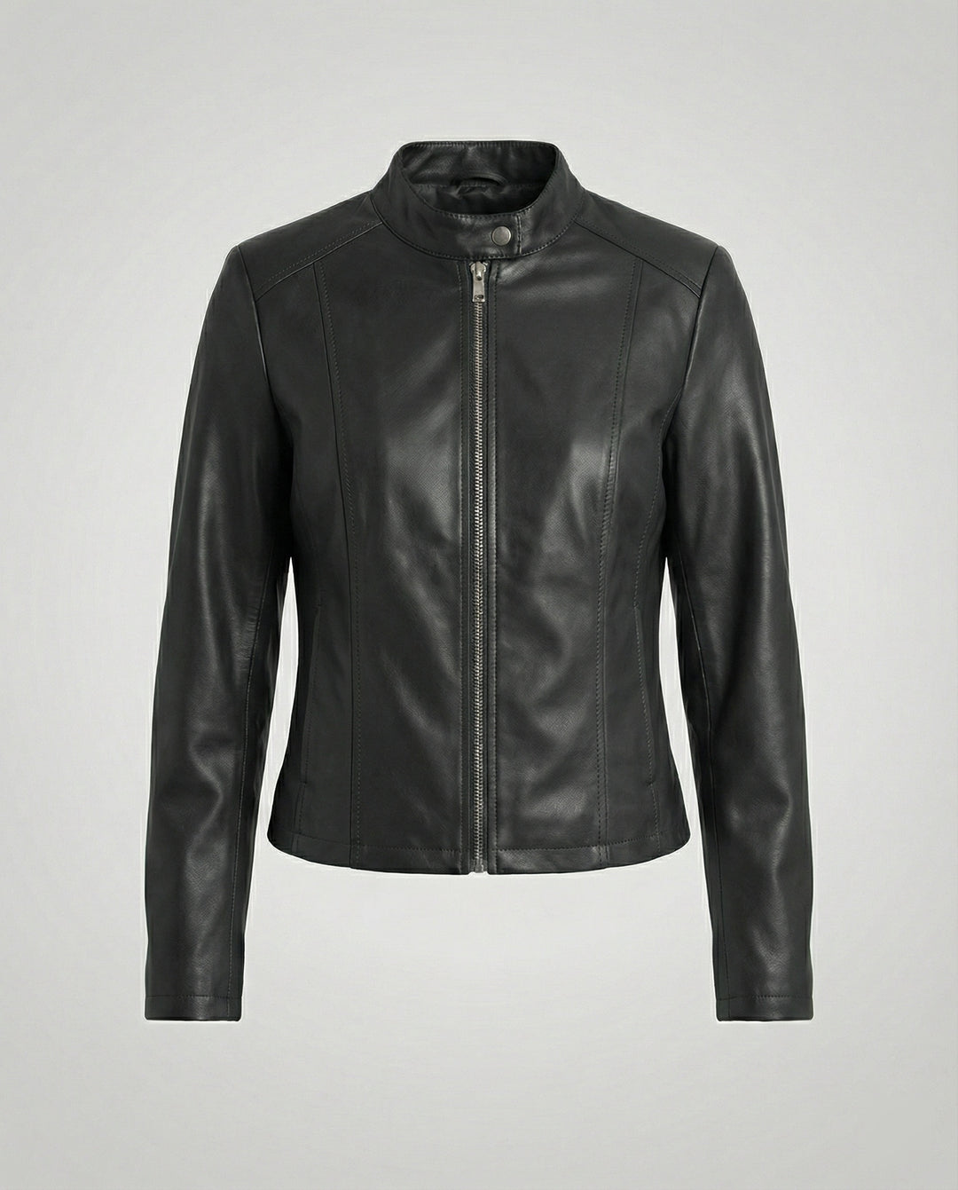 Damen Bikerjacke Lederimitat