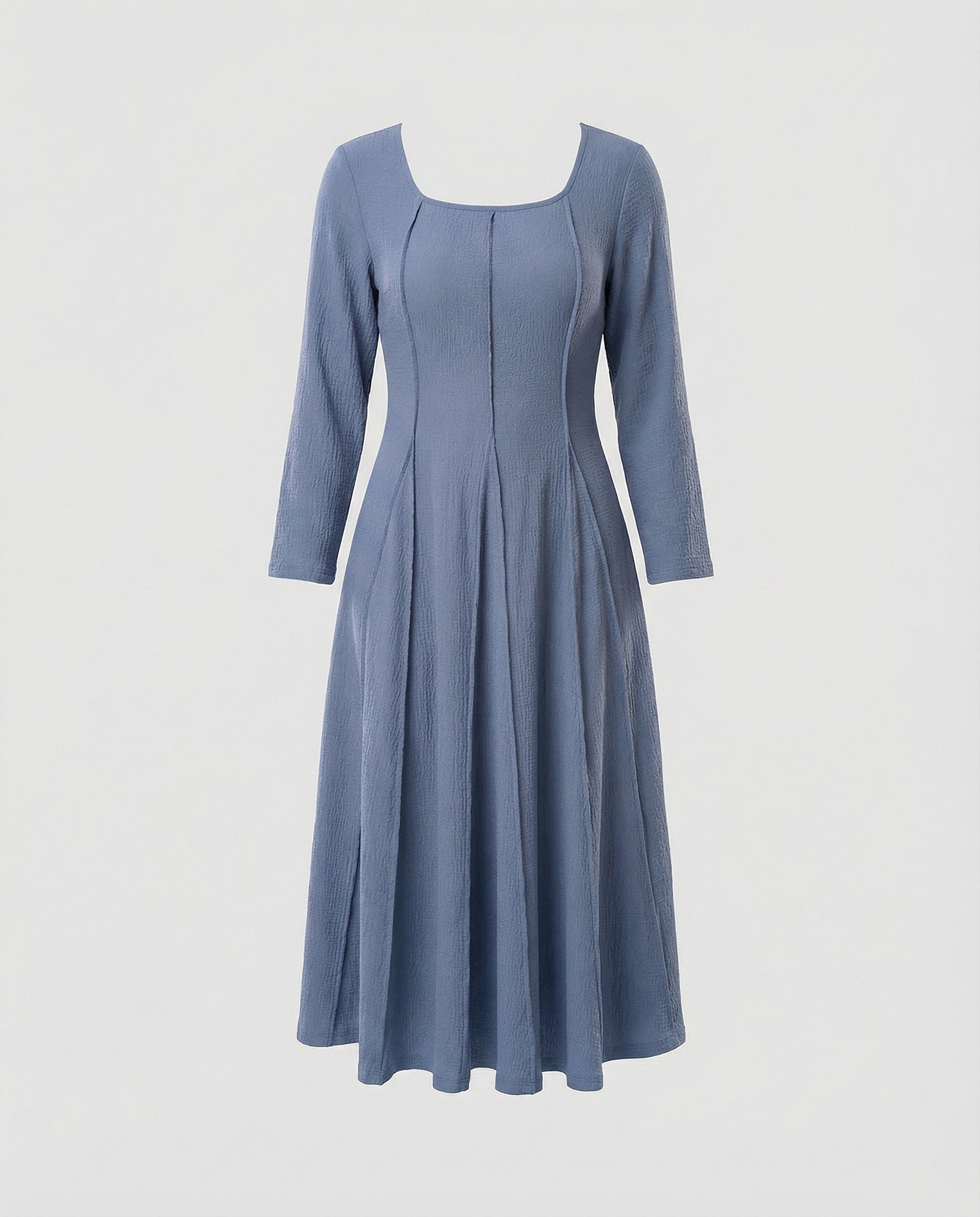 Freizeitkleid Damen Midikleid Tellerrock