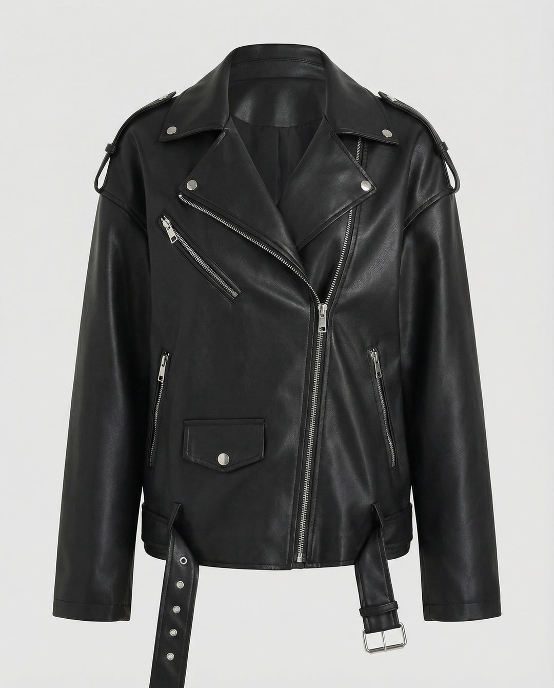 Freizeitkleidung Damen Bikerjacke Vegan