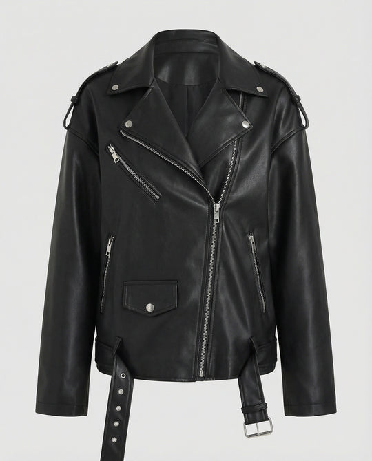 Freizeitkleidung Damen Bikerjacke Vegan