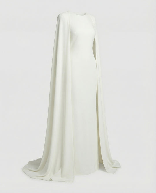 Damen Abendkleid elegant mit Cape