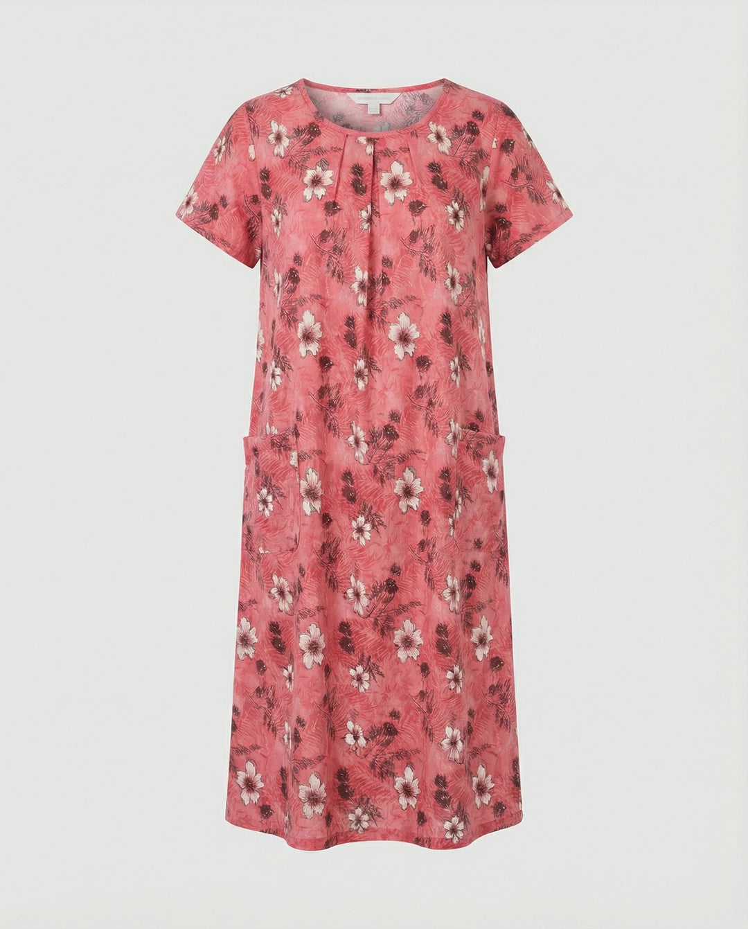 Luftiges Midikleid Damen Mit Taschen