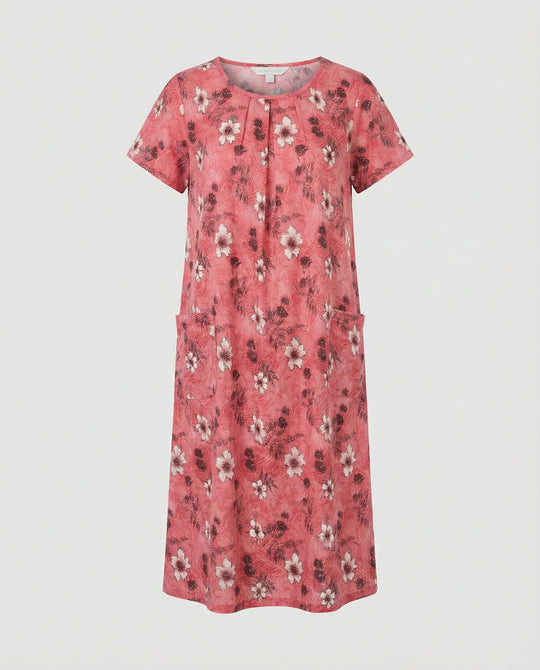Luftiges Midikleid Damen Mit Taschen