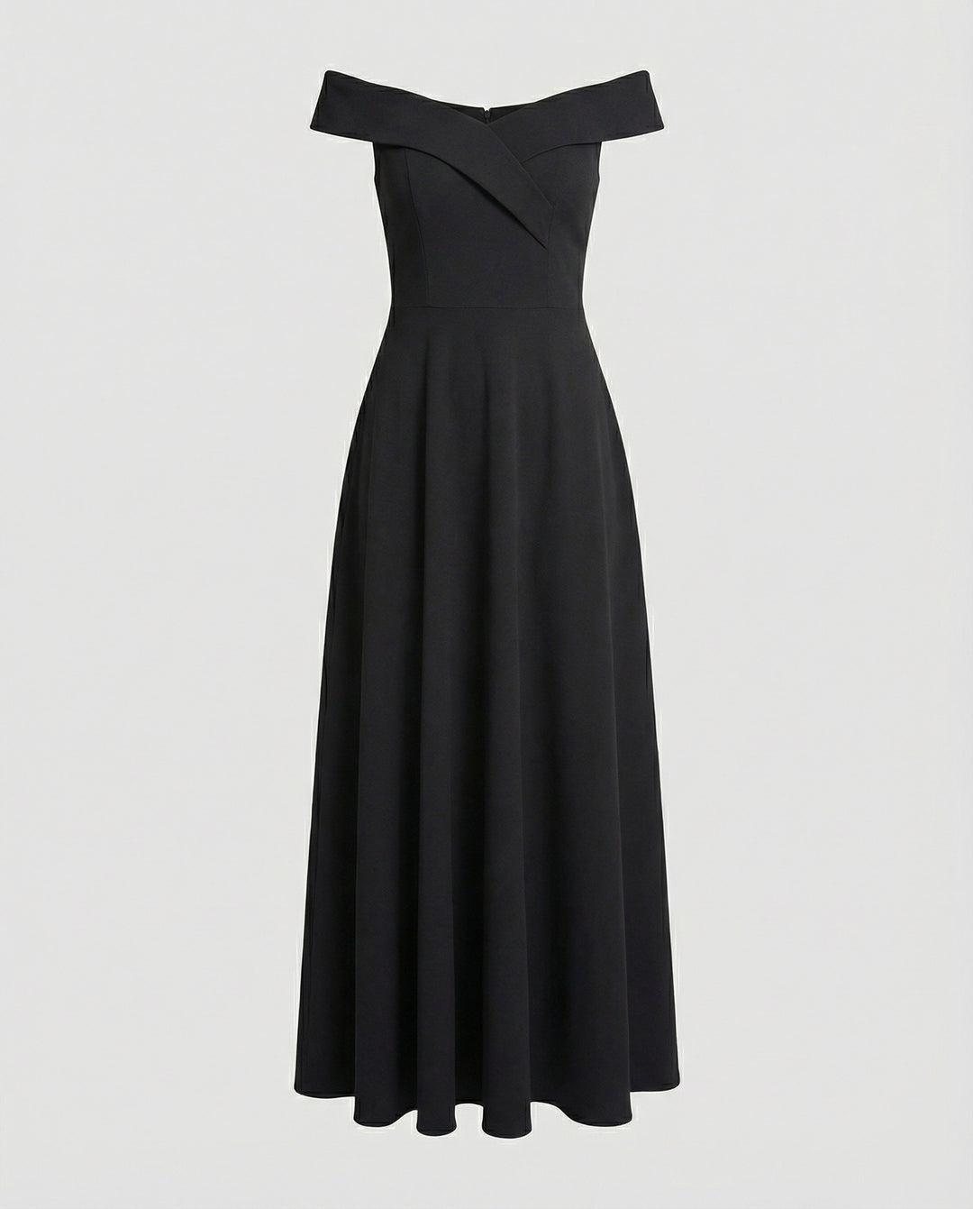 R&B | Elegantes Off-Shoulder Langes Catwalk Abendkleid