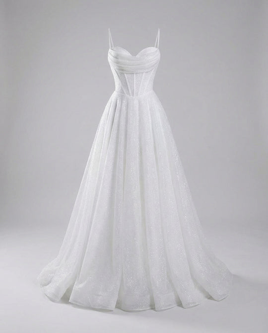 R&B | Glitter Ballkleid mit Schnürung