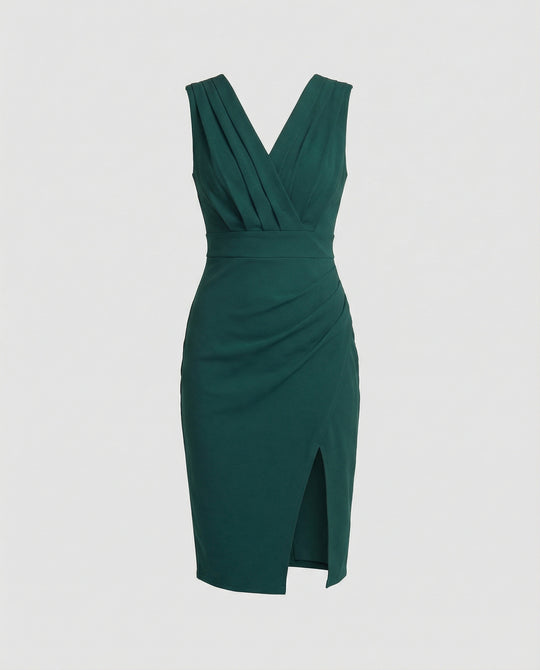 R&B | Ärmelloses Kleid mit Hoher Taille