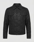 Herren Biker Lederjacke Kurz