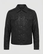 Herren Biker Lederjacke Kurz