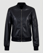 Leichte Steppjacke Damen aus hochwertigem Kunstleder