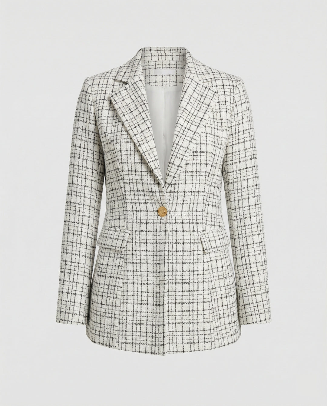 Damen Blazer Hahnentritt tailliert