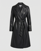 Elegante Steppjacke Damen im Trenchcoat-Stil
