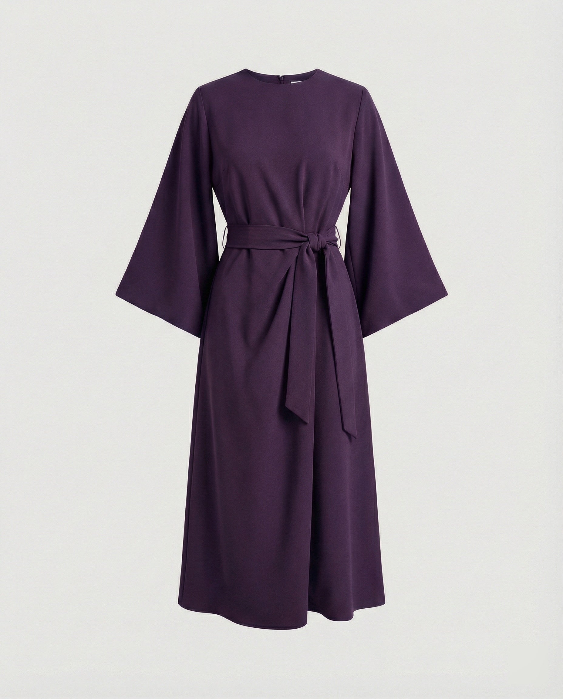 Heidi-Mode | Elegantes Kleid mit Laternenärmeln und Gürtel