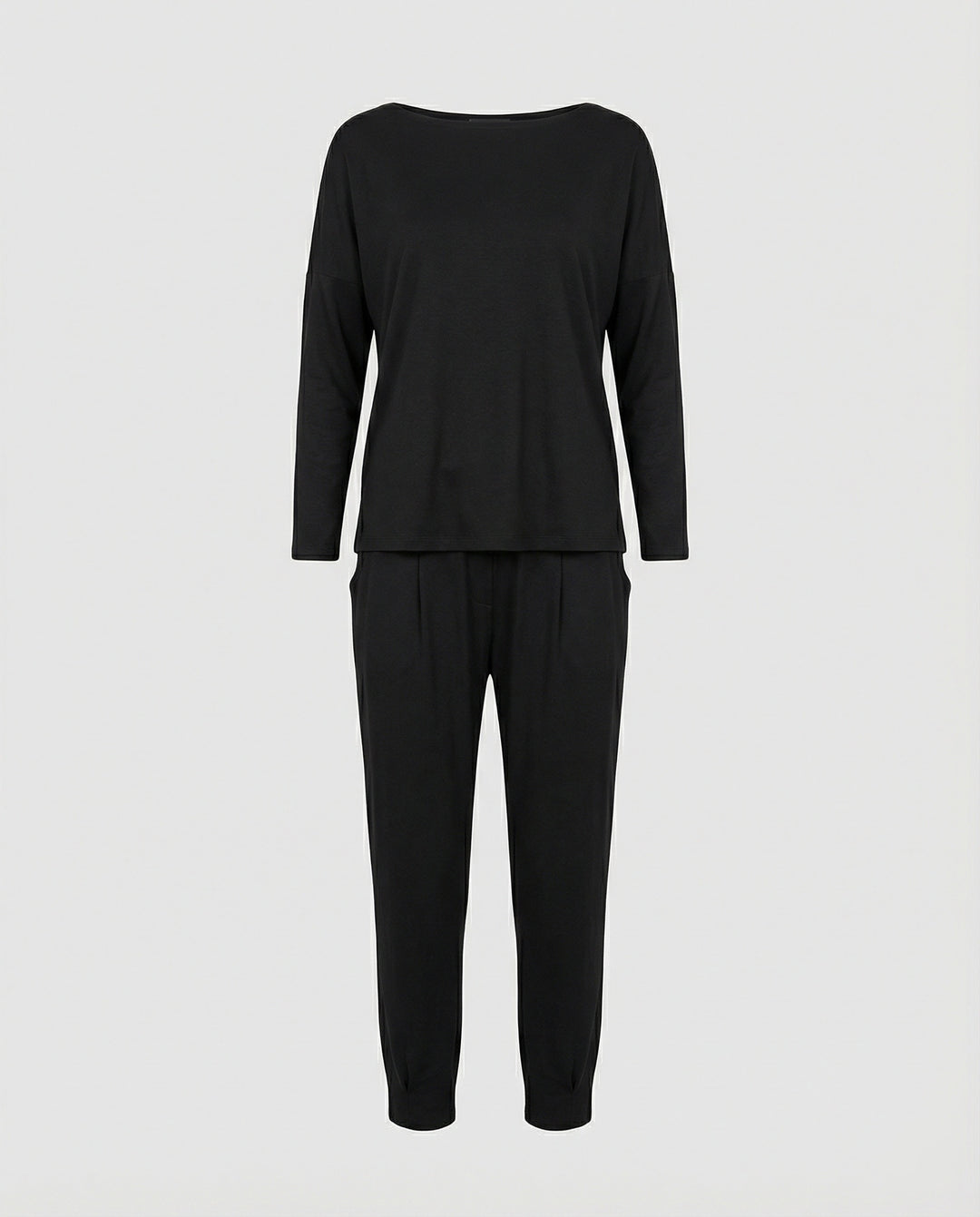 Jogginganzug Damen Lounge-Set mit weiten Ärmeln und Taschen