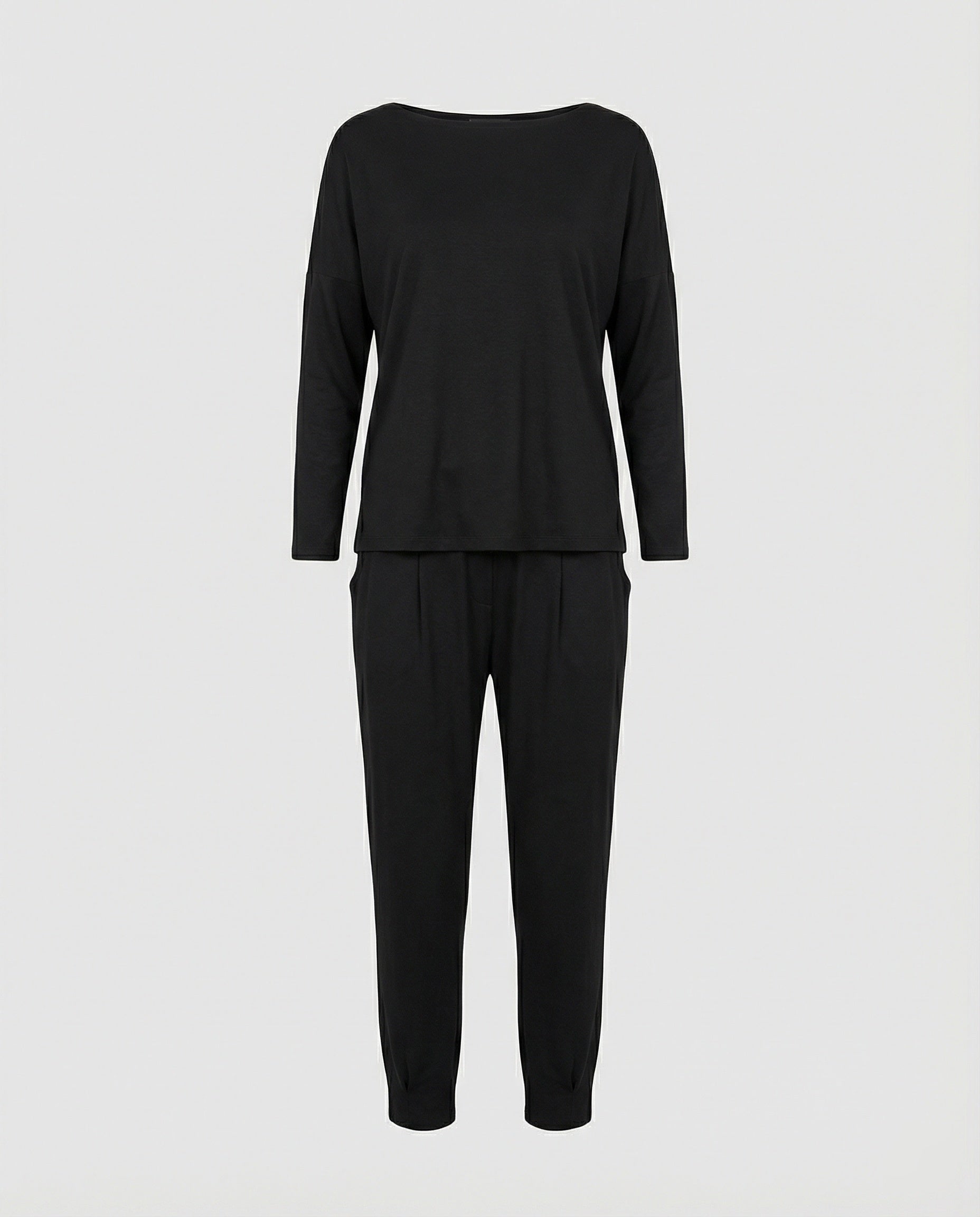 Jogginganzug Damen Lounge-Set mit weiten Ärmeln und Taschen