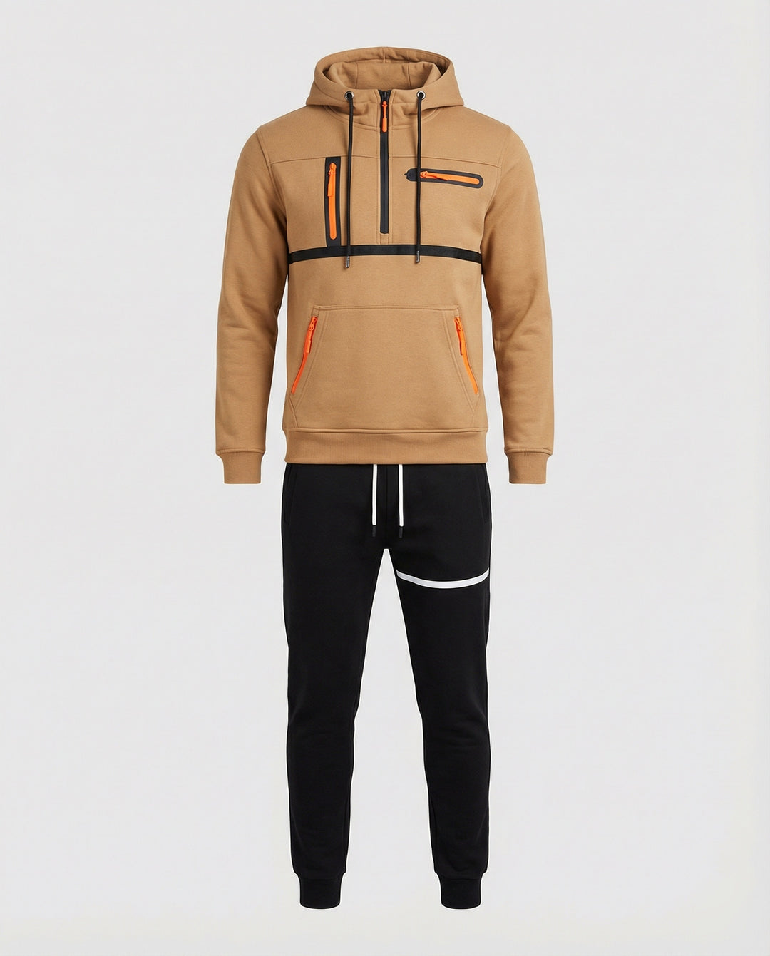 Herren sportliches Hoodie- und Jogginghosen-Set R&B