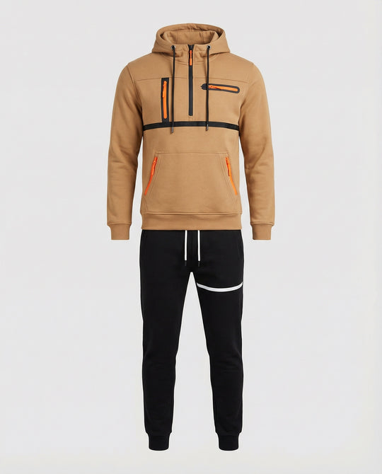 Herren sportliches Hoodie- und Jogginghosen-Set R&B