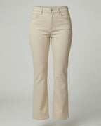 Damen Flared Stoffhose mit hohem Bund