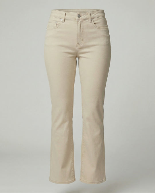 Damen Flared Stoffhose mit hohem Bund