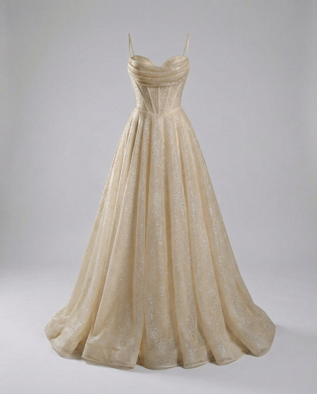 R&B | Glitter Ballkleid mit Schnürung