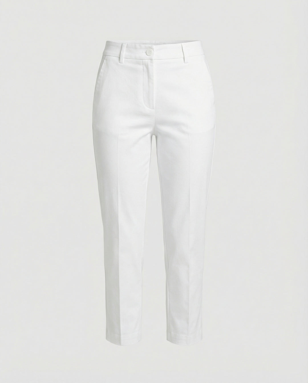 Damen Cropped Stoffhose modisch geschnitten