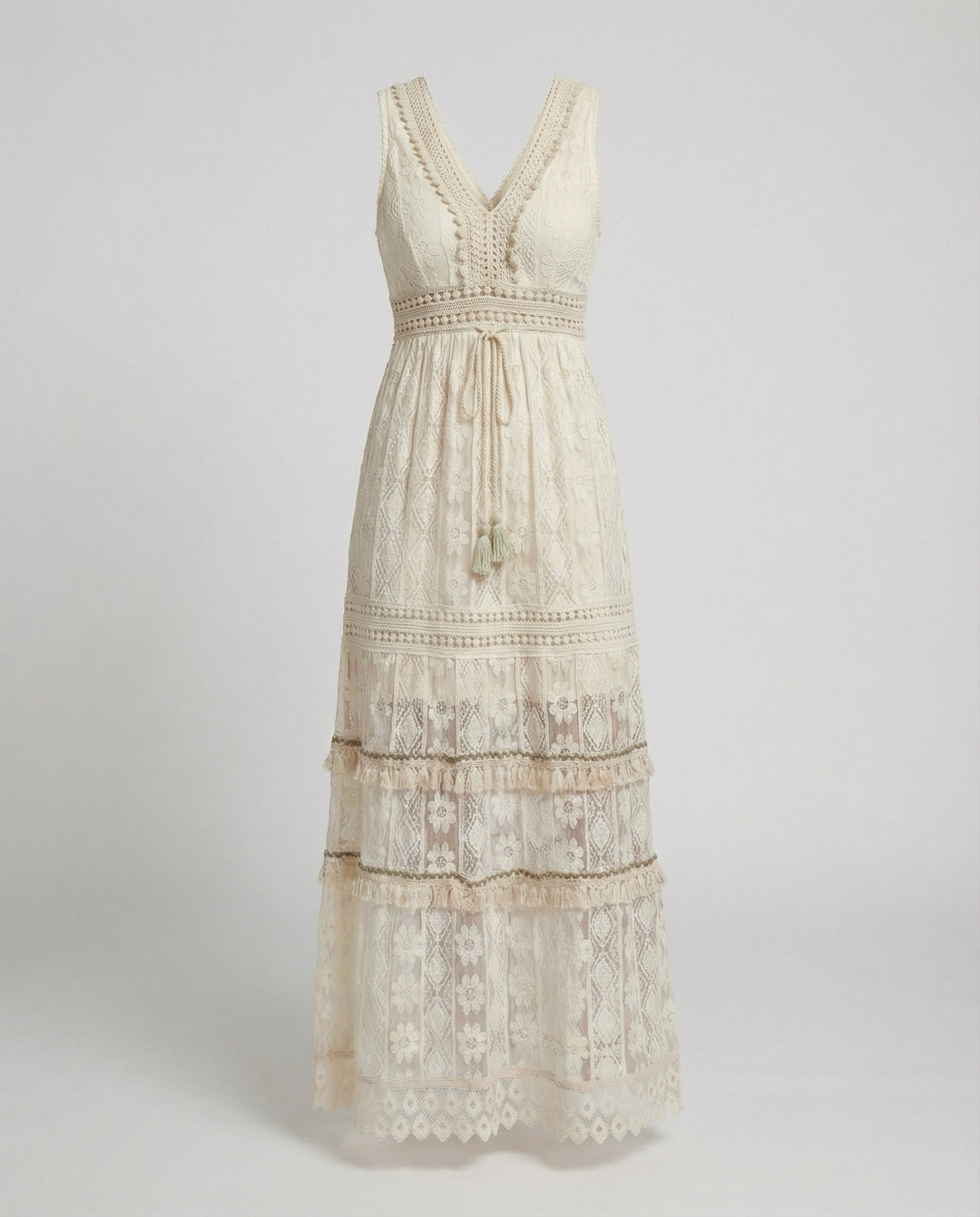 R&B | Anmutiges Boho-Spitzenkleid für Den Sommer