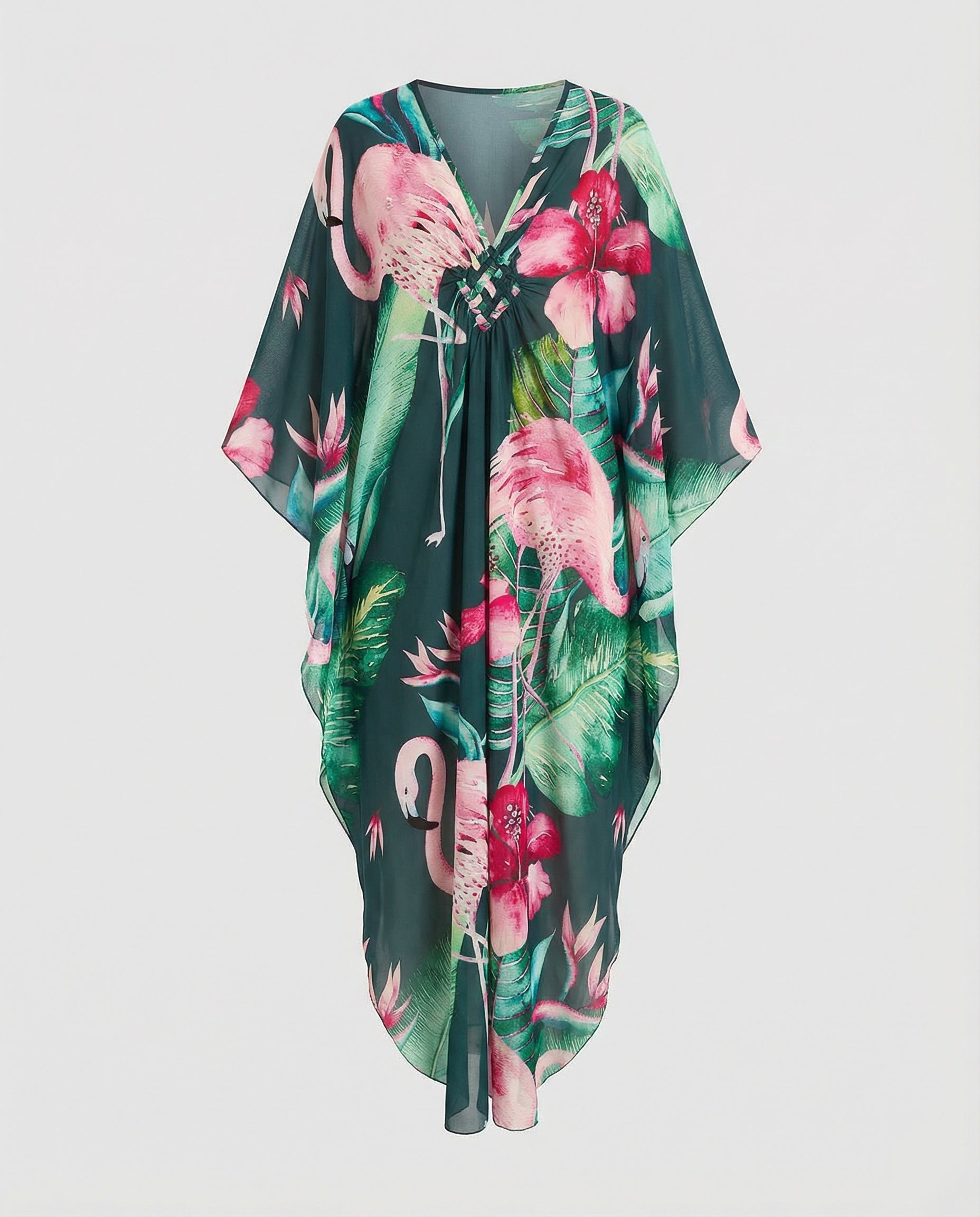 Damen Maxikleid Kaftan Sommer