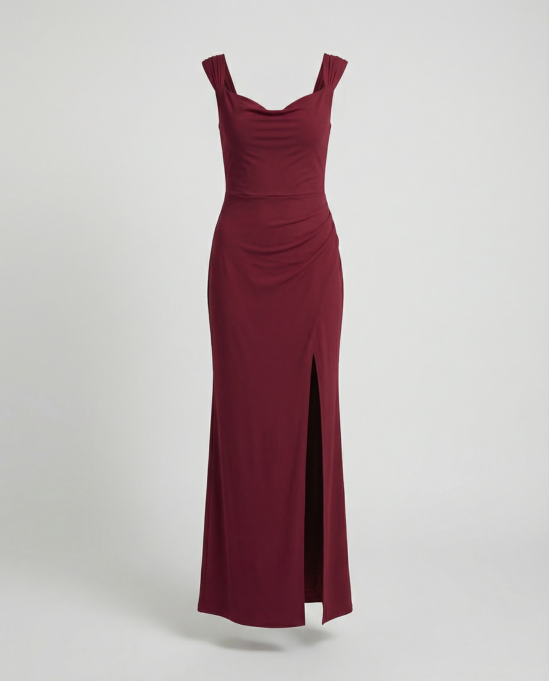 Figurbetontes Maxikleid mit Herz-Ausschnitt