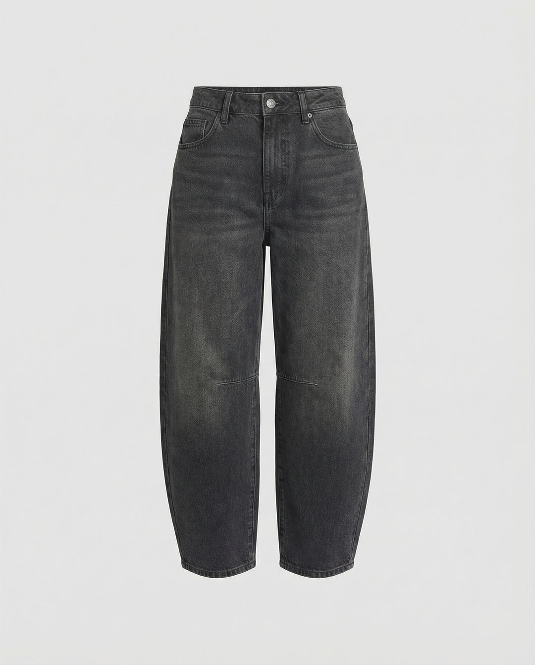 R&B | Mid Rise Barrel Jeans für Damen
