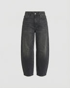 R&B | Mid Rise Barrel Jeans für Damen