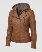Wetterfester Damen jacke mit Kapuze