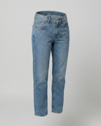 R&B | Retro Leoparden Print Stern Boyfriend Jeans