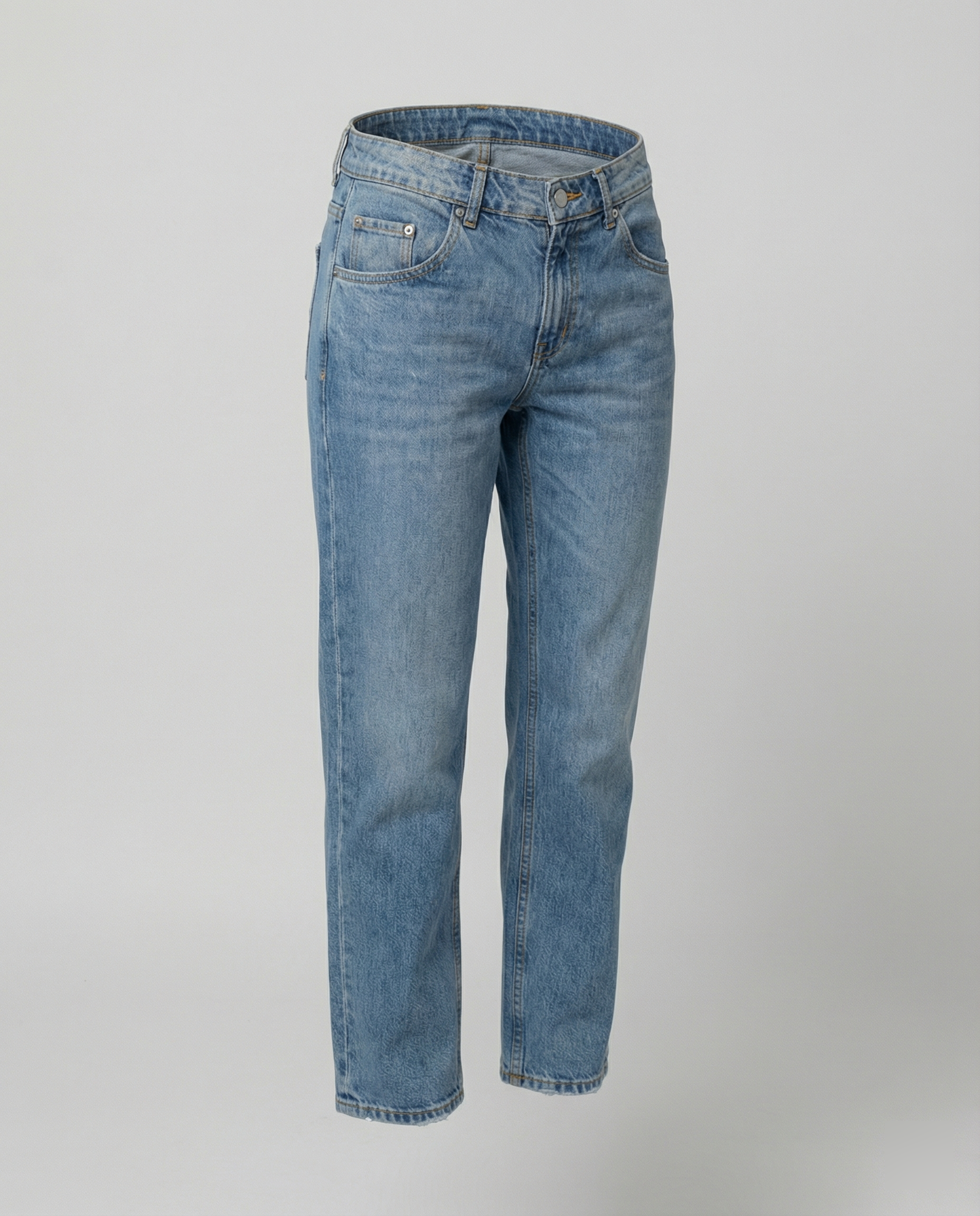 R&B | Retro Leoparden Print Stern Boyfriend Jeans