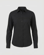 Taillierte Hemdbluse Damen mit Kentkragen
