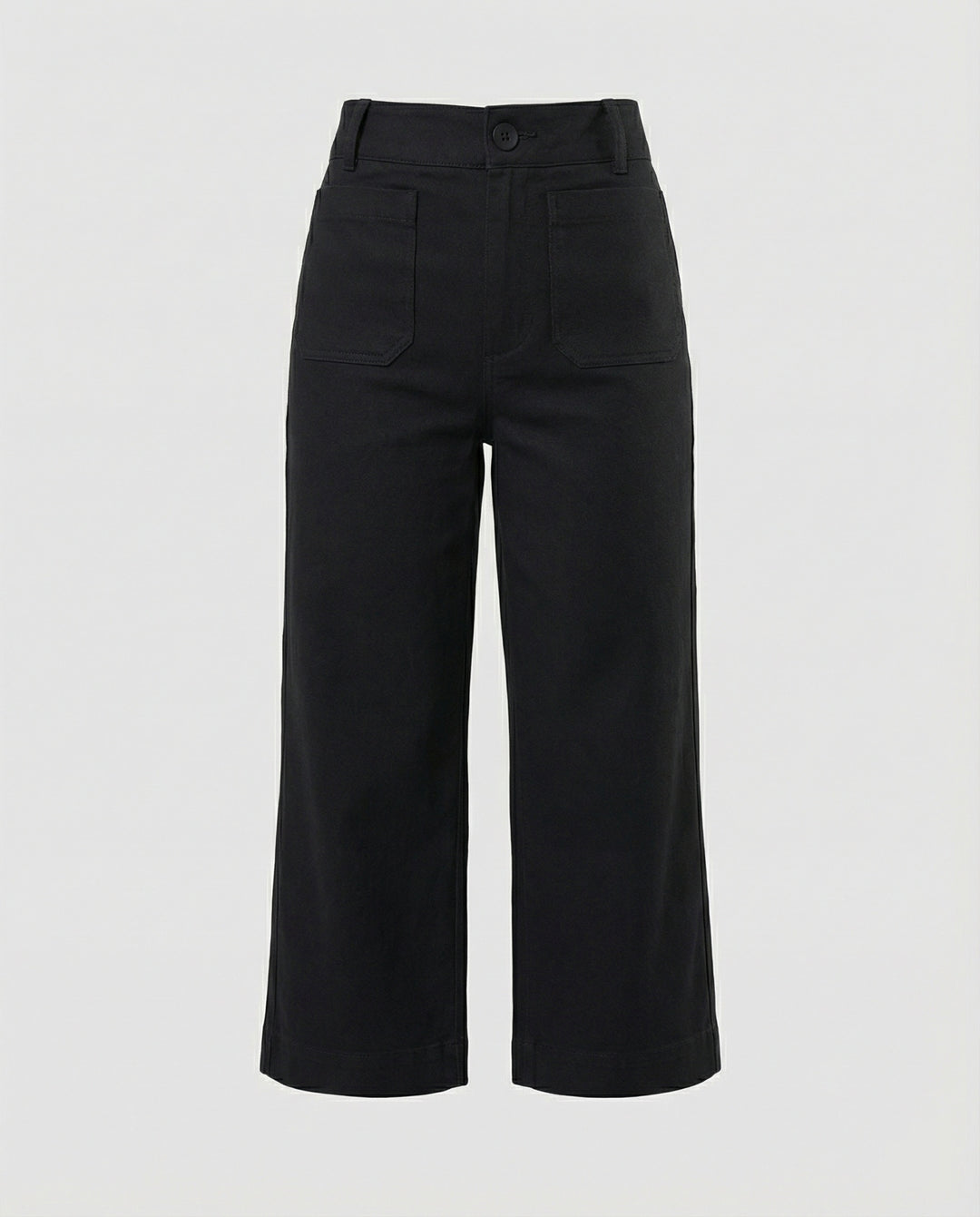 Damen weite Bequemhose mit modischen Details