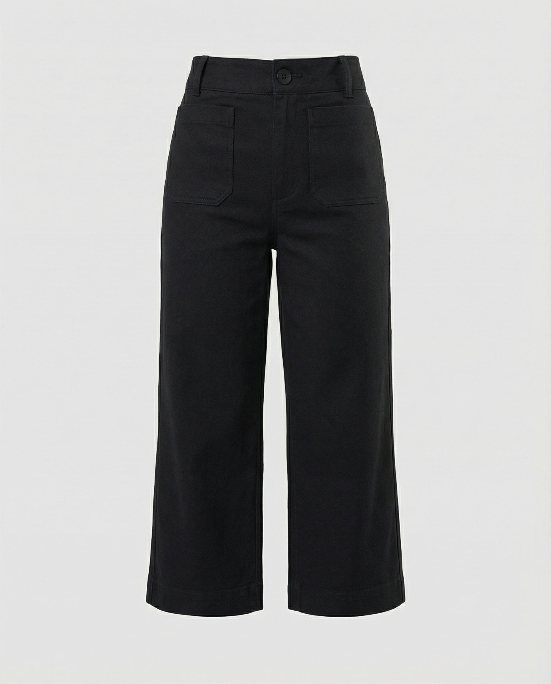 Damen weite Bequemhose mit modischen Details