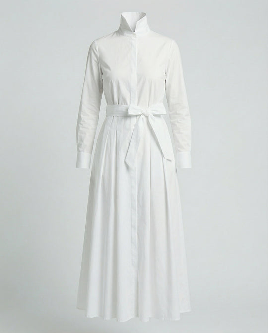 Elegante Weiße Lange Kleid