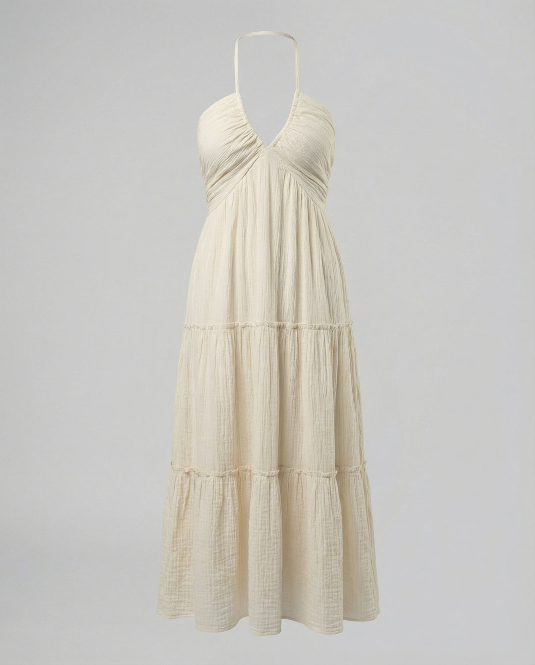 Damen Maxi-Kleid mit fließendem Rock