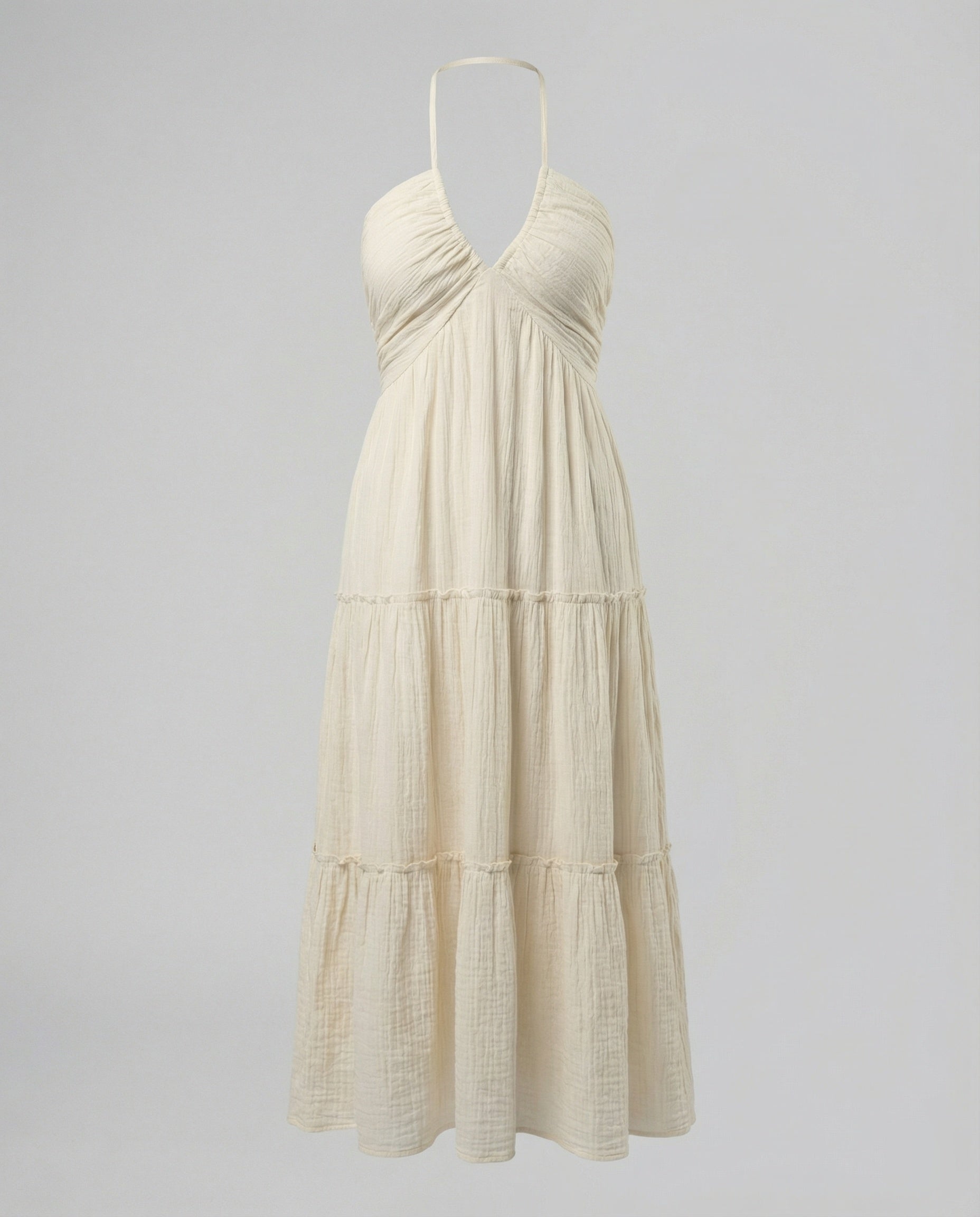 Damen Maxi-Kleid mit fließendem Rock