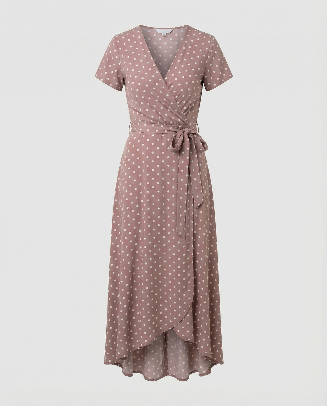 Damen Wickel Maxikleid mit Schlitz