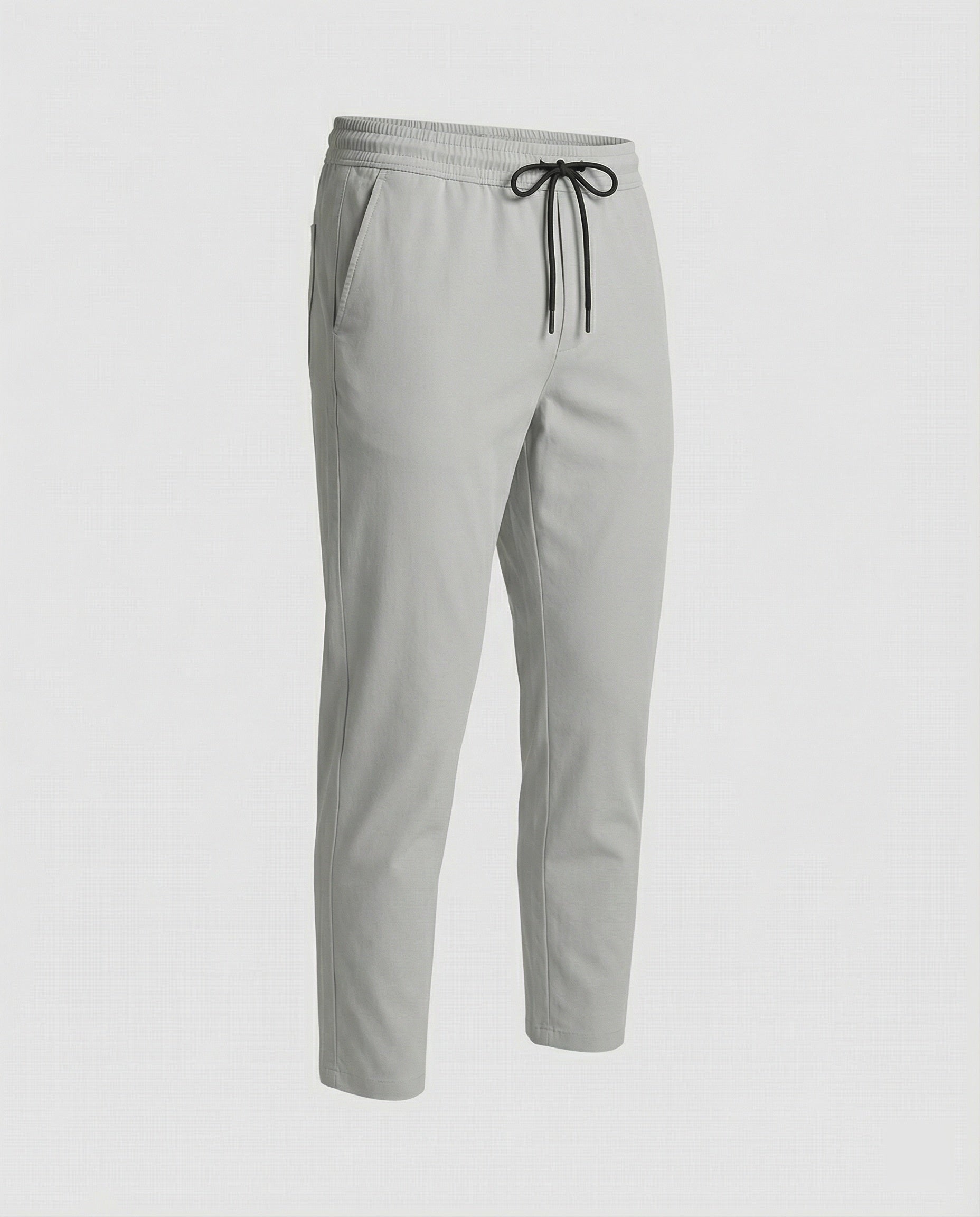 Herren leichte Freizeit-Hose mit verstellbarem Bund und modernen Seitentaschen