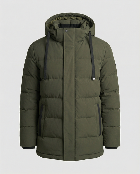R&B | Winterjacke mit Kapuze für Männer