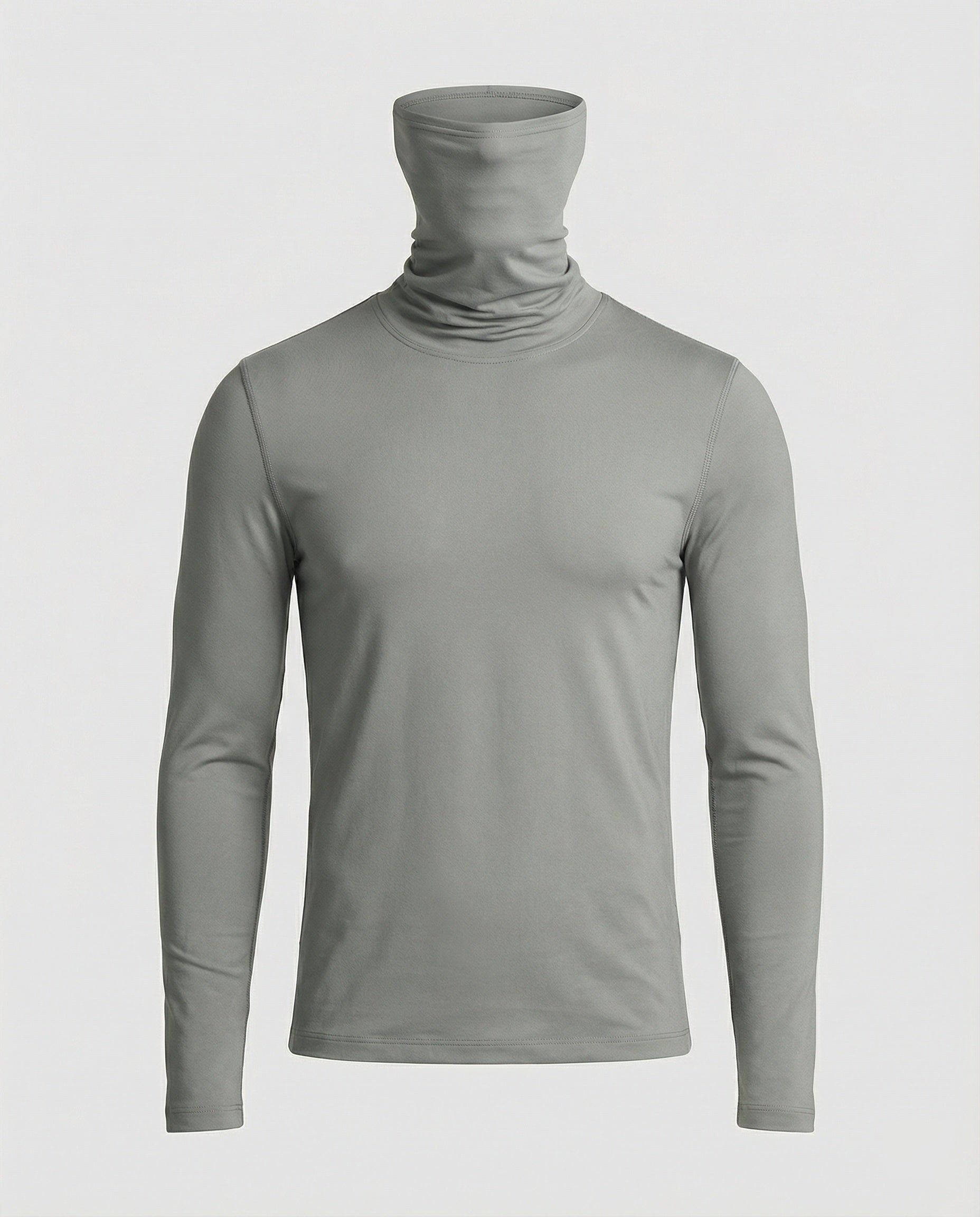 Herren Funktionsshirt mit hohem Kragen und innovativem Feuchtigkeitsmanagement R&B