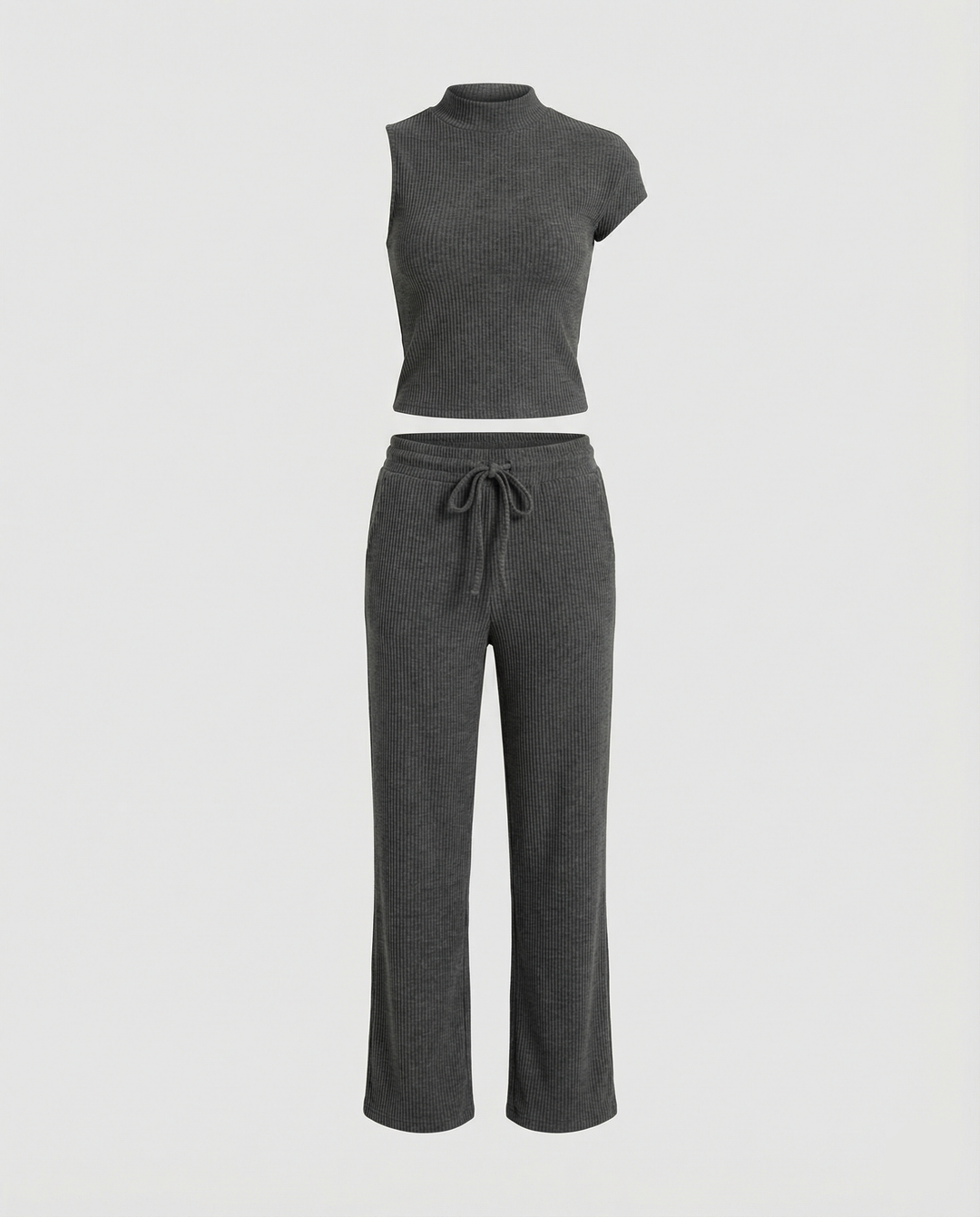 Damen Off-Shoulder Jumpsuit mit elastischem Bund und lässigem Schnitt R&B