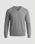 V-Ausschnitt Feinstrick Herren