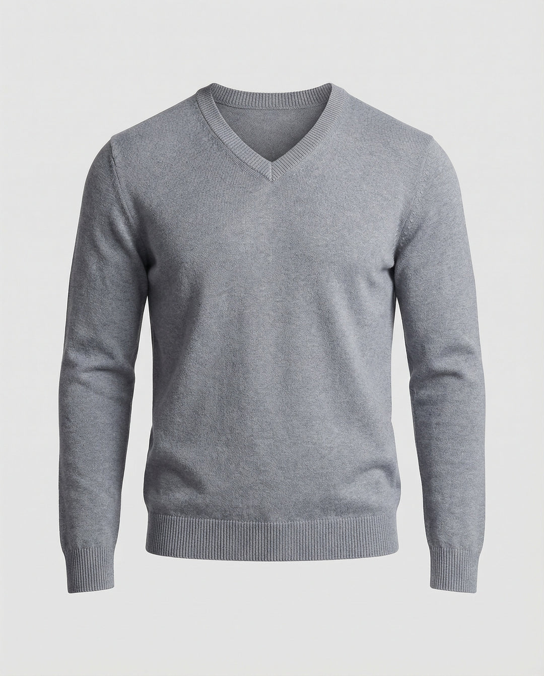 Herren V-Ausschnitt Feinstrickpullover R&B