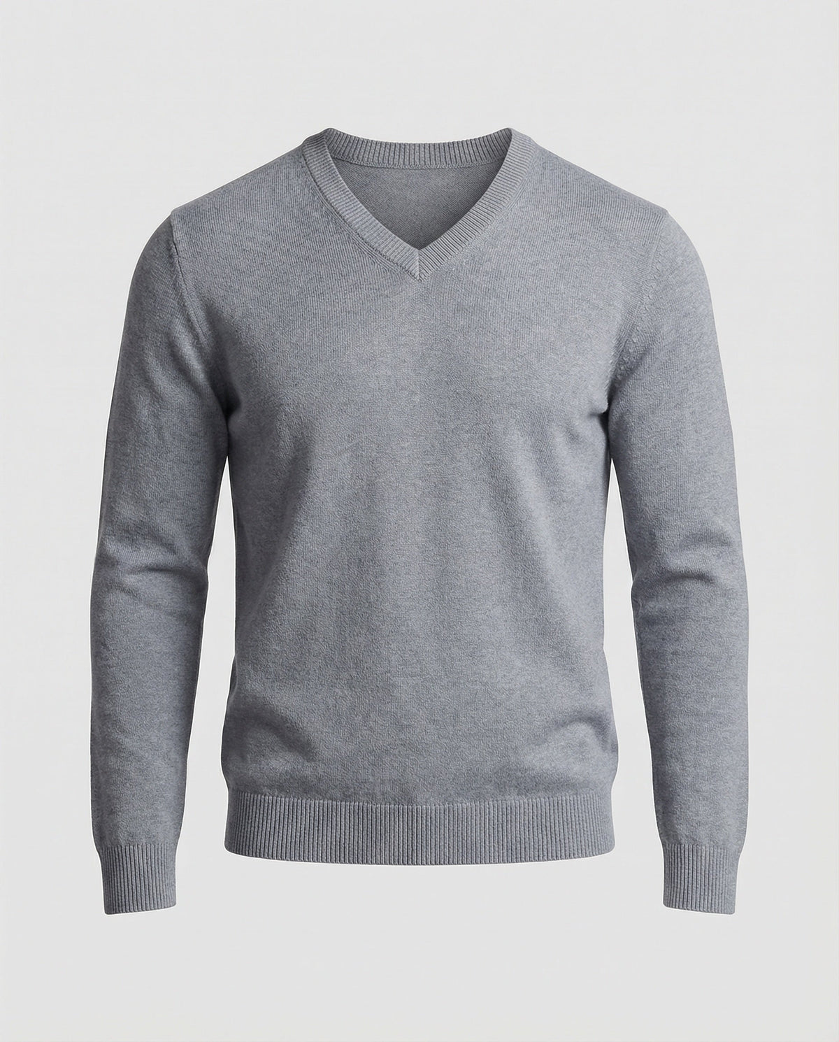 Herren V-Ausschnitt Feinstrickpullover R&B