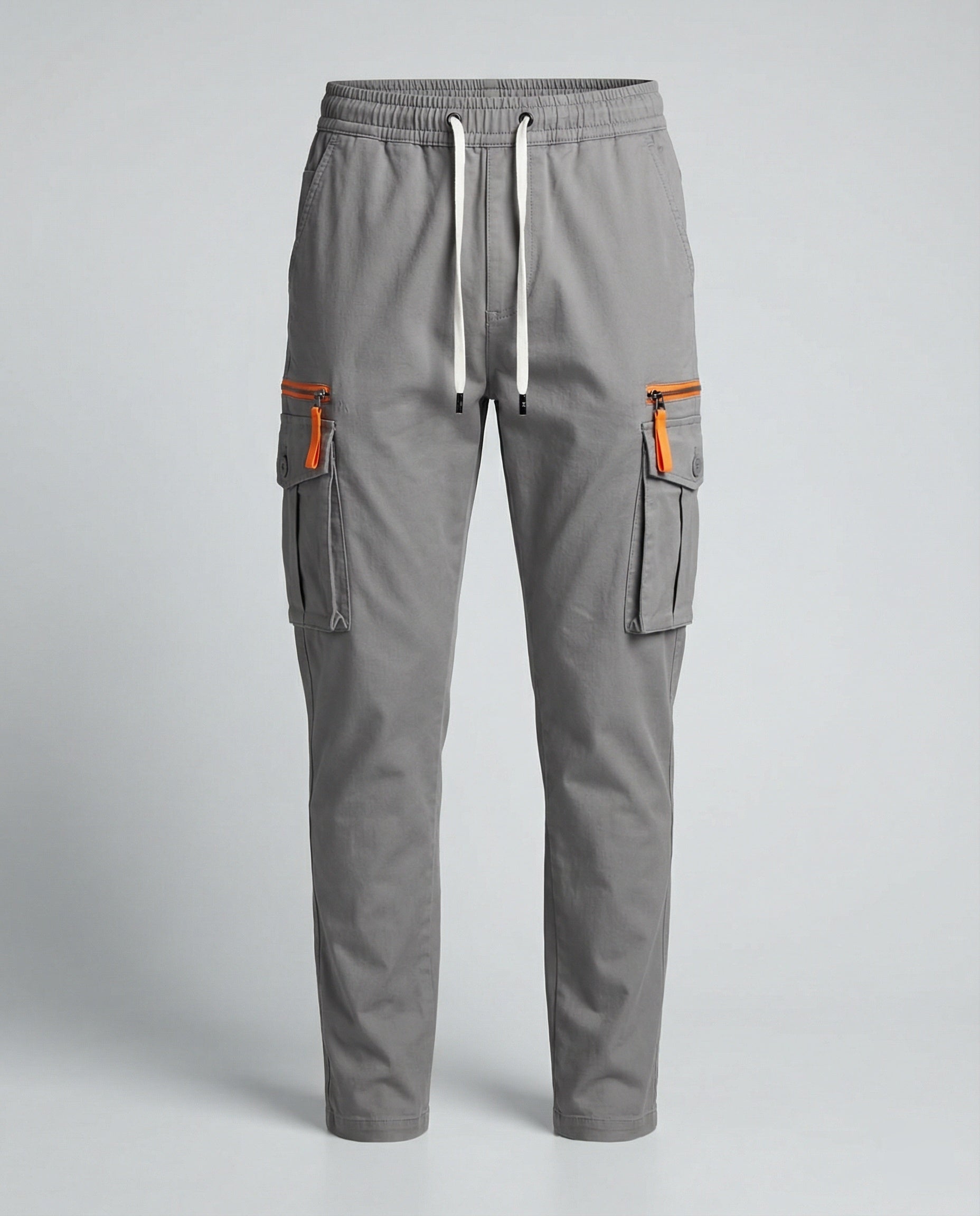 Herren cargo Hose mit innovativen Taschen und elastischem Bund Hedi-Mode