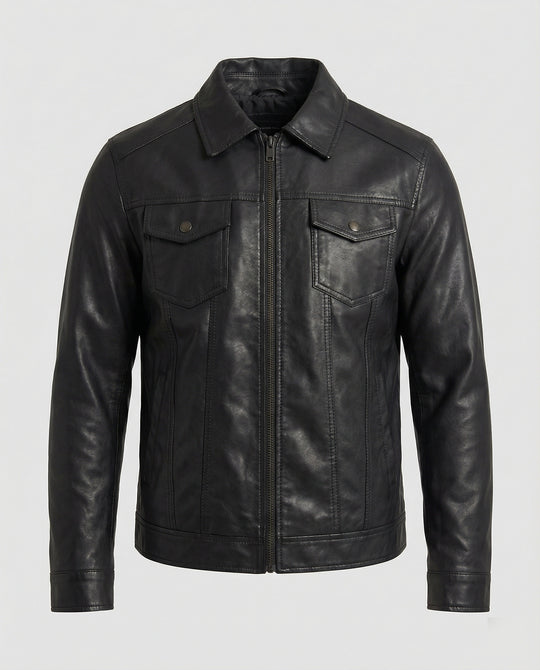 R&B | Exklusive Herren-Lederjacke in Premium-Qualität